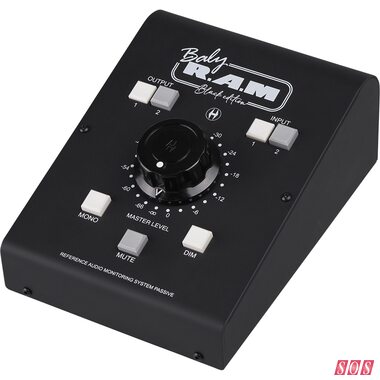 Heritage Audio Baby RAM Black Edition passive studio monitor controller