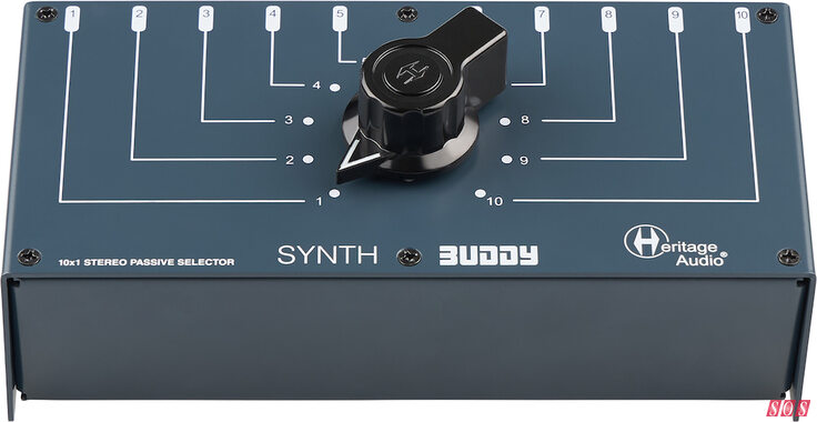 Heritage Audio’s Synth Buddy switcher Heritage Audio’s Synth Buddy switcher