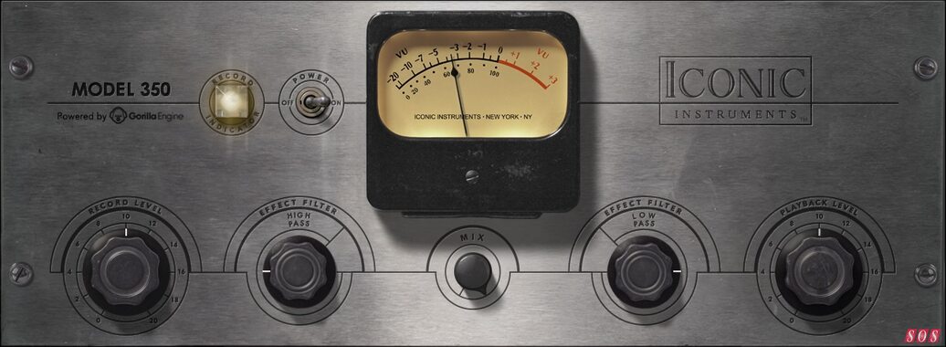 Iconic Instruments Model 350 Tube Preamp plug-in Ampex 350 tape machine