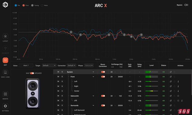 IK Multimedia ARC X Immersive Dolby Atmos room correction software