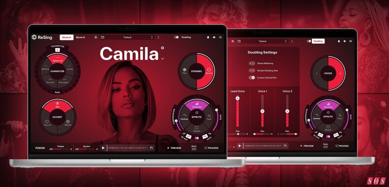 IK Multimedia ReSing Doubling double-track vocal ensemble generation plug-in