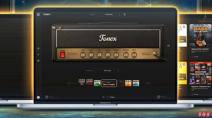 IK Multimedia Tonex 2 guitar bass amp effects modelling software