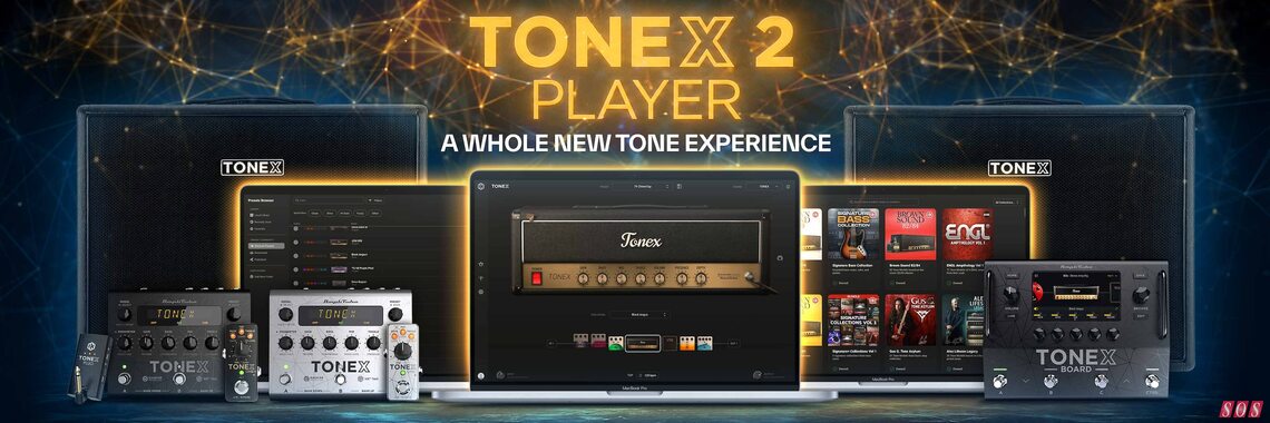 IK Multimedia Tonex 2 Player amp effects modelling software editor