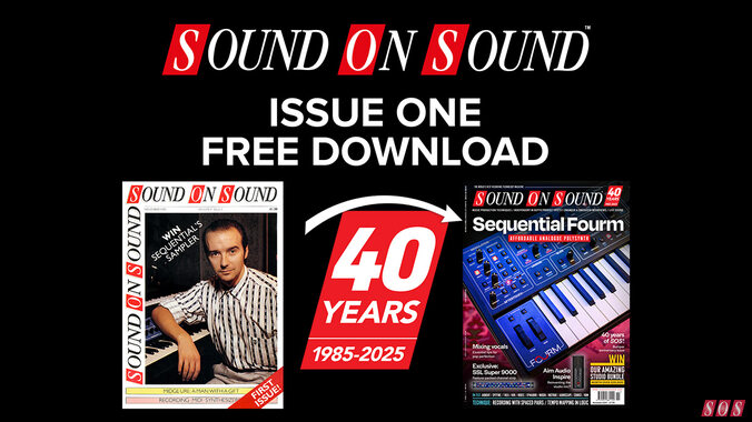 Free download: First issue of Sound On Sound!