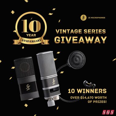 JZ Microphones Vintage Series anniversary giveaway