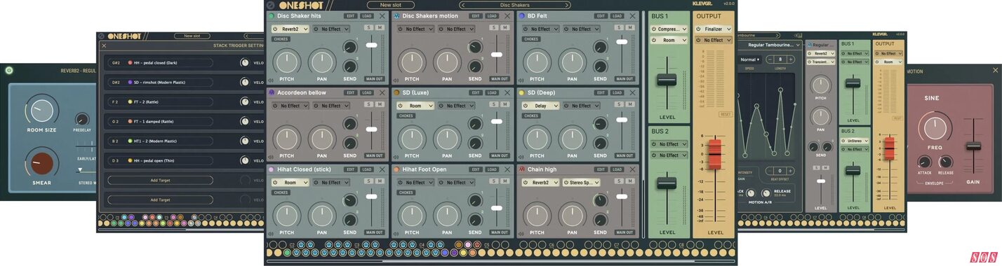 Klevgrand OneShot2 software drum sampler
