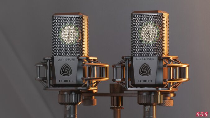 Lewitt LCT 440 Pure stereo pair studio capacitor condenser microphones
