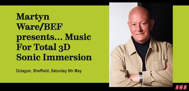Martyn Ware Music For Total 3D Sonic Immersion UK live music event