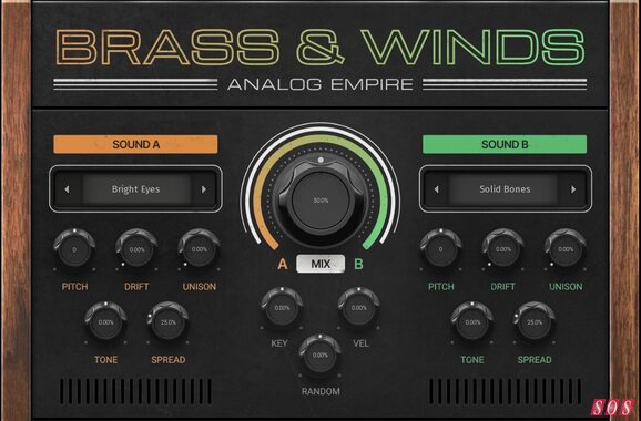 Melda Production Analog Empire: Brass & Winds