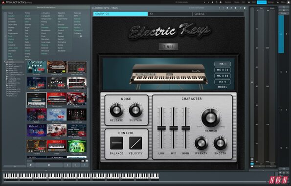 MeldaProduction release Electric Keys - Tines