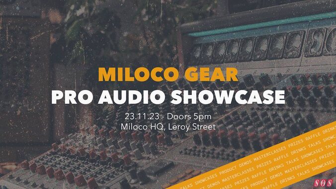 Miloco Gear Pro Audio Showcase audio demonstration industry talk event