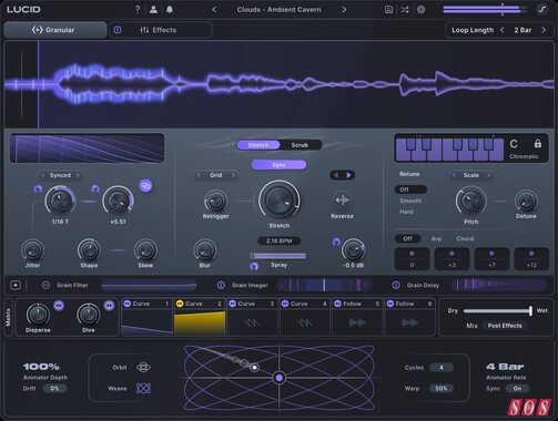Minimal Audio Lucid granular effects plug-in