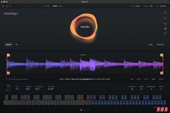 Monkey C Rando 2.5 sampler software