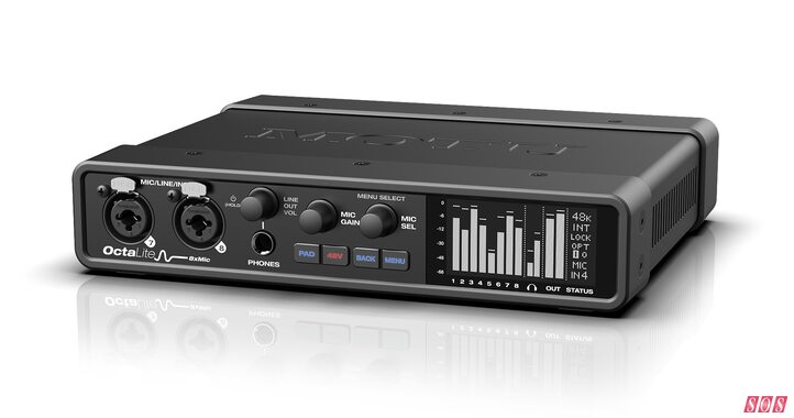 MOTU OctaLite compact USB audio interface