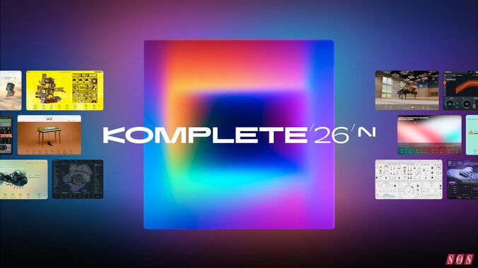 Native Instruments Komplete 26 software instrument sample library mixing mastering plug-in bundle