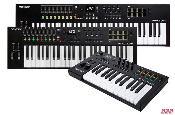 Nektar unveil Impact LX mk3 MIDI keyboards