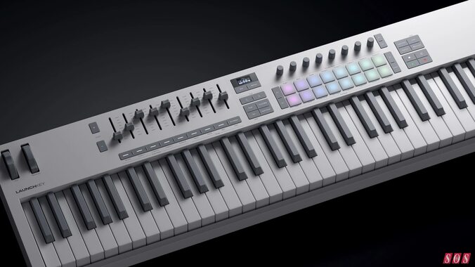 Novation Launchkey 61 MK4 White MIDI controller keyboard