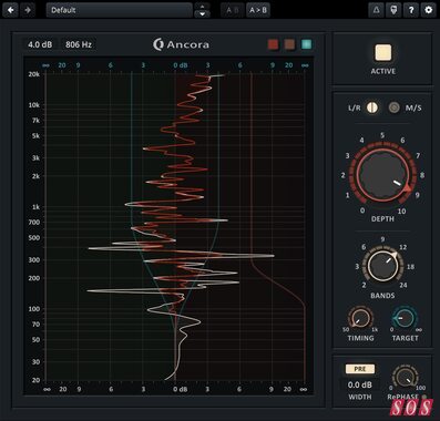 Tokyo Dawn Labs Ohlhorst Digital Ancora mastering stereo image correction plug-in