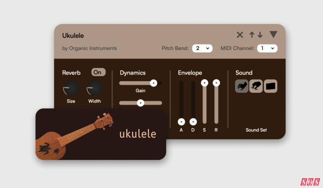 Organic Instruments Ukulele free sampled instrument Elemental Player