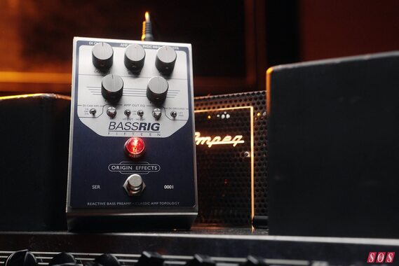 Origin Effects Bassrig Fifteen Amp Recreation effects pedal Ampeg B-15 Portaflex emulation