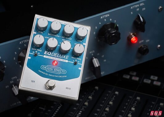 Origin Effects EQDeluxe Pultec EQP-1A guitar bass EQ effects pedal
