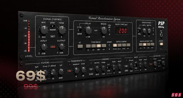 PSPaudioware PSP BBDelay Bucket Brigade Devices delay plug-in