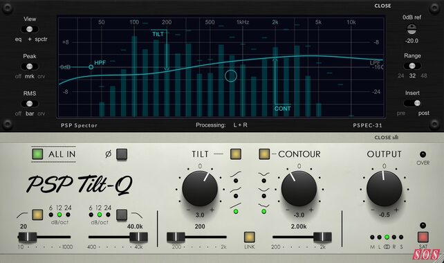 PSP Tilt-Q EQ plug-in