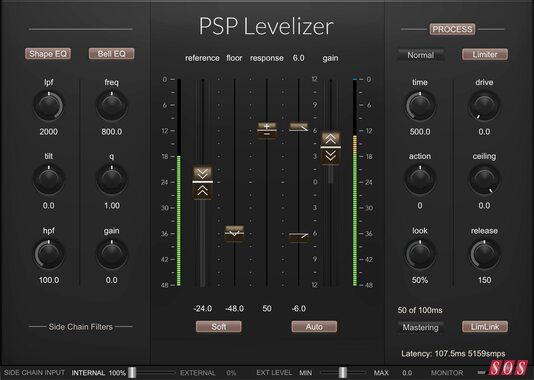 PSPaudioware PSP Levelizer automatic fader level control plug-in