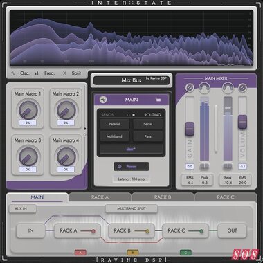Ravine DSP InterState VST3 AU plug-in chain host modulation macro control