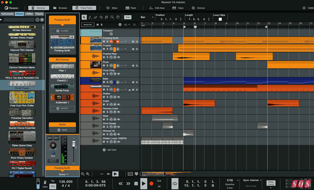 Reason Studios Reason 14 DAW software