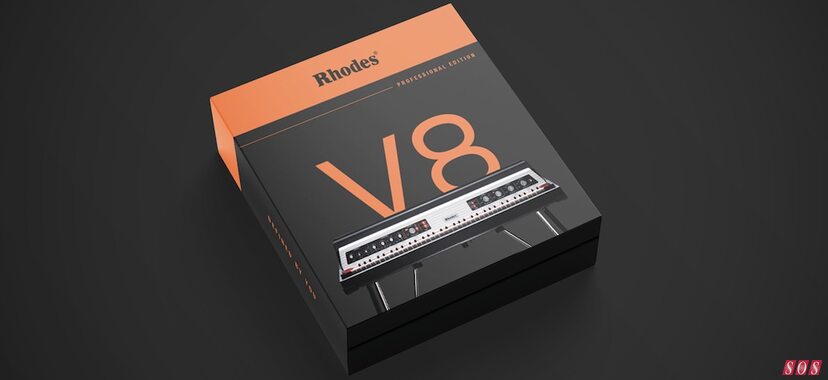 Rhodes V8 MK8 plug-in official electric piano virtual instrument emulation