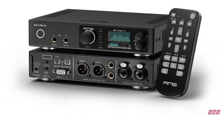 RME ADI-2 Pro EX A-D D-A reference-grade converter headphone amp