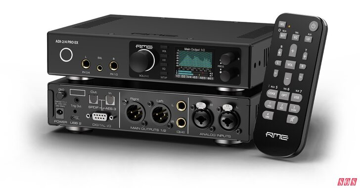 RME ADI 2/4 Pro EX A-D D-A converter headphone amp