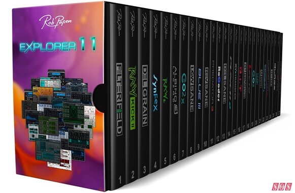 Rob Papen eXplorer 11 software instrument synthesizer plug-in effects bundle