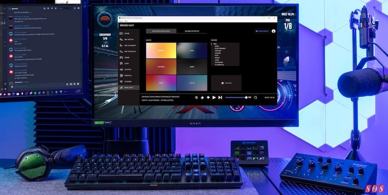 Roland BGM Bridge Cast royalty-free background music SFX sound effects for live streaming