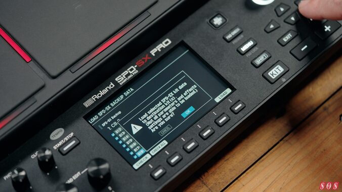 Roland SPD-SX Pro V2 sampling drum pad update