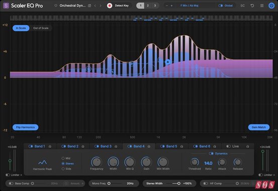 Scaler Music Scaler EQ Pro audio plug-in MIDI control