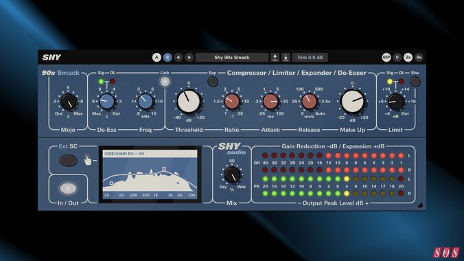 Shy Audio 90s Smack compressor plug-in
