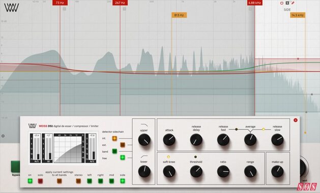 Softube Weiss DS5 multiband compression plug-in