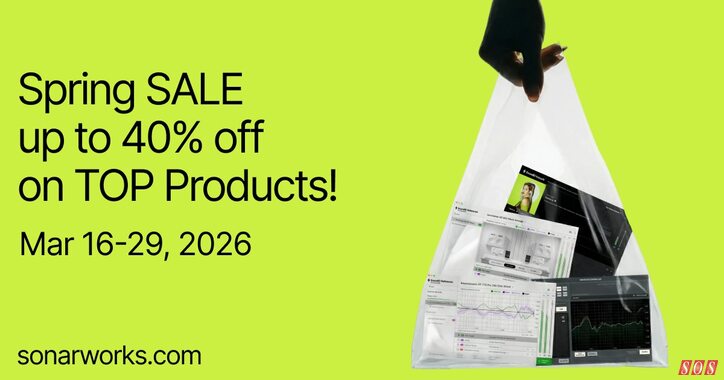 Sonarworks Spring Sale room-correction software discount