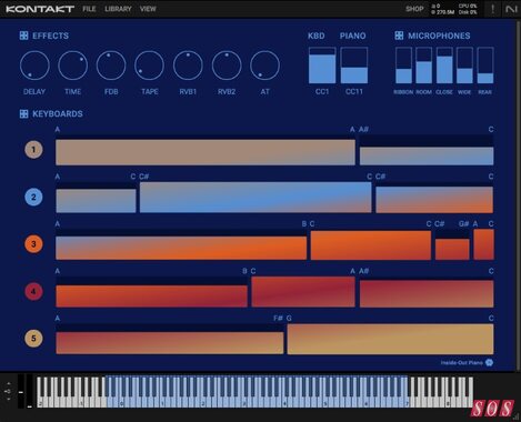 Song Athletics Inside-Out Piano sample library