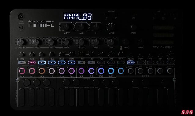 Sonicware Deconstruct Minimal compact drum machine sampler