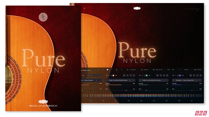 Sonora Cinematic Pure Nylon Audiomodern Soundbox MPE-capable guitar sample library
