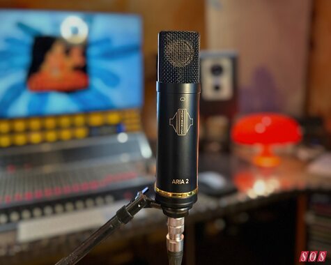 Sontronics ARIA 2 large-diaphragm valve capacitor vocal instrument microphone