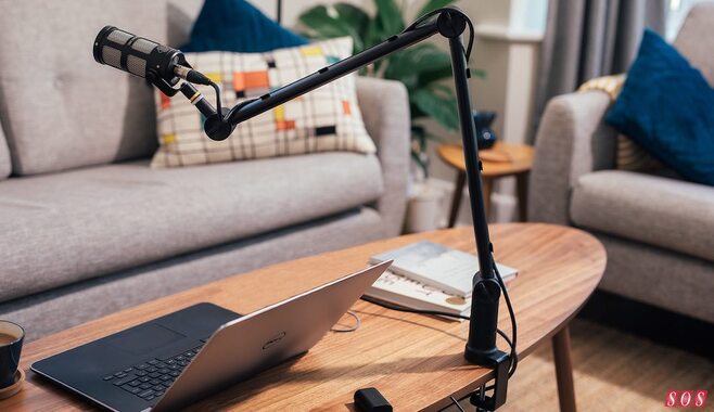 Sontronics Voicecasting Pack Podcast Pro Elevate desktop microphone stand USB cable content creator bundle