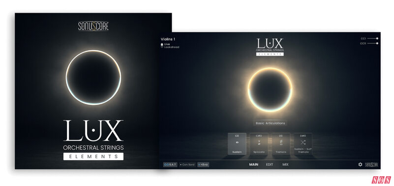 Sonuscore Lux Elements orchestral string sample library free
