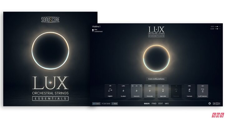 Sonuscore LUX Orchestral Strings Essentials sample library