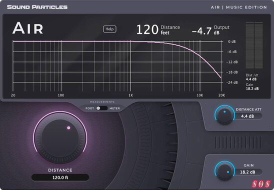 Sound Particles Air | Music Edition close mic distance space mix depth simulation plug-in 