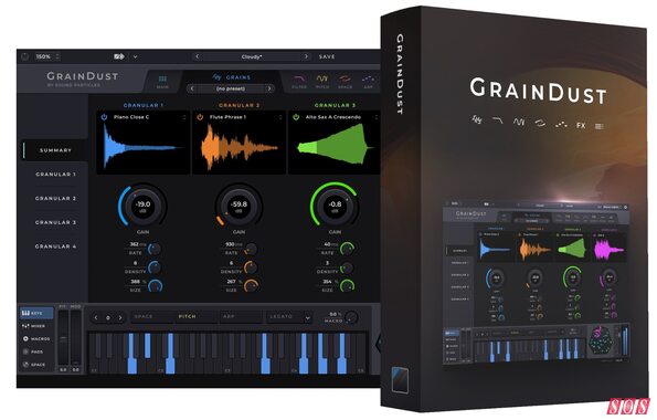 Sound Particles GrainDust immersive audio granular software synth
