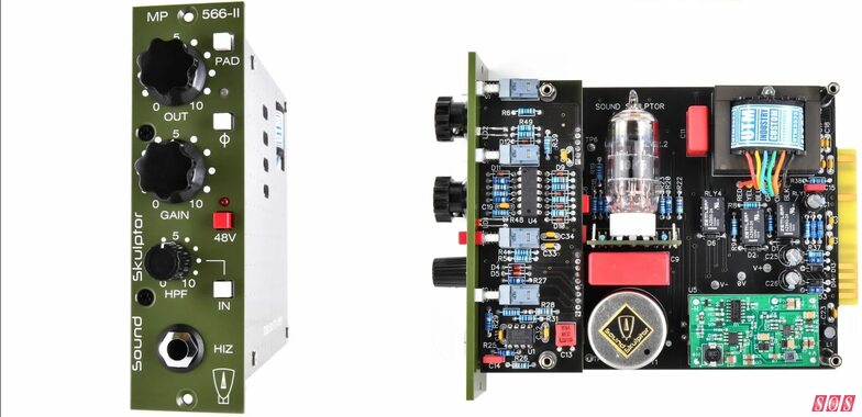 Sound Skulptor MP566-II 500-series valve tube mic preamp